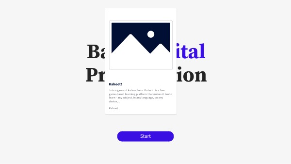 DIGITAL BASIC PRESENTATION | Genially