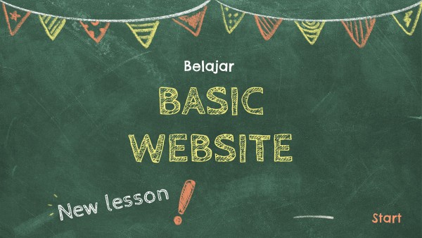 Belajar Basic Website