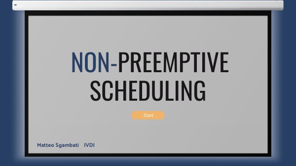 (NON-)PREEMPTIVE SCHEDULING