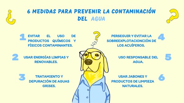 6 Medidas para evitar la contaminación del agua | Genially