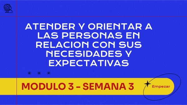 MODULO 3 SEMANA 3 | Genially