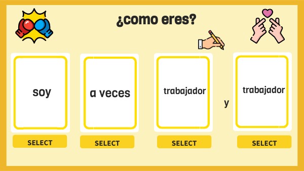 S3 Spanish family relationship Randomizer
