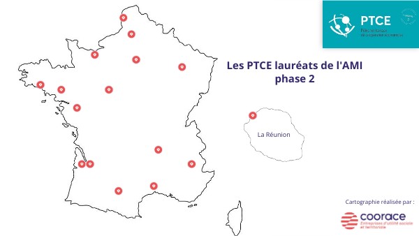 Carte PTCE lauréats AMI phase