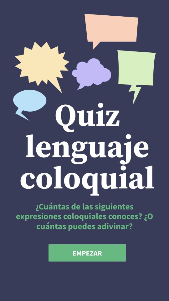 Quiz lenguaje coloquial | Genially