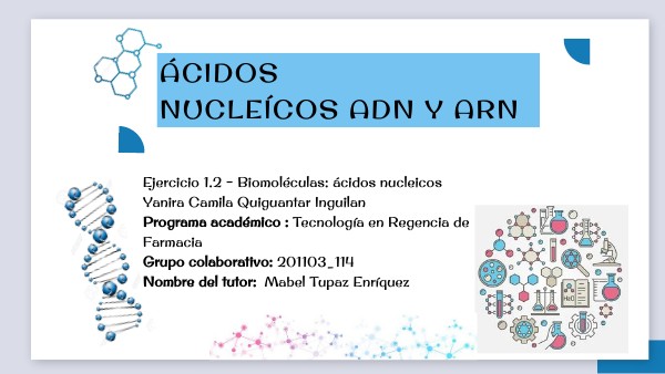 Ácidos Nucleícos ADN y ARN