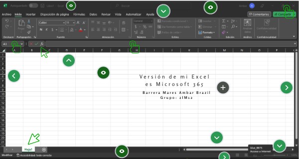 Imagen Interactiva de Excel Ambar