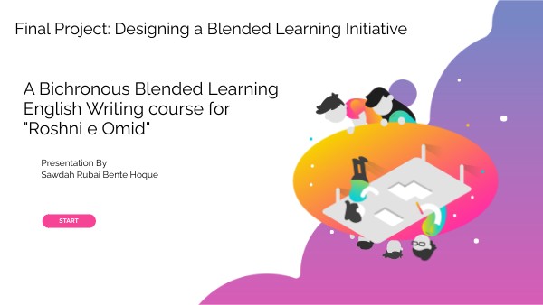 A Bichronous Blended Learning English Writing PPT - Sawdah | Genially