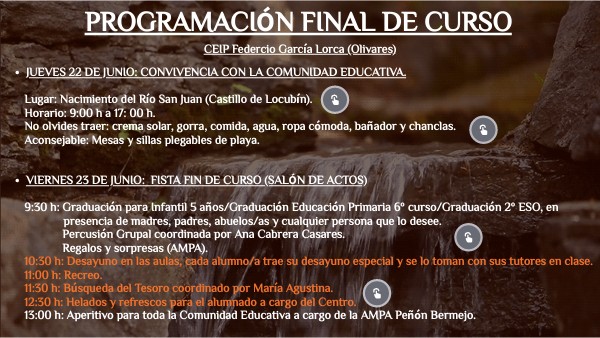 PROGRAMACIÓN FINAL DE CURSO | Genially