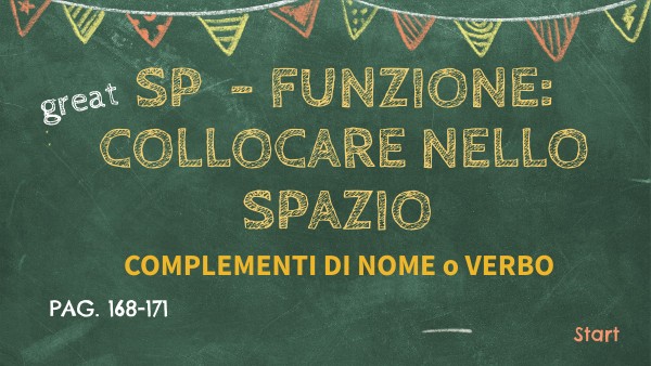 FUNZIONE : SPECIFICARE IL TEMPO