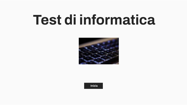 Test di informatica
