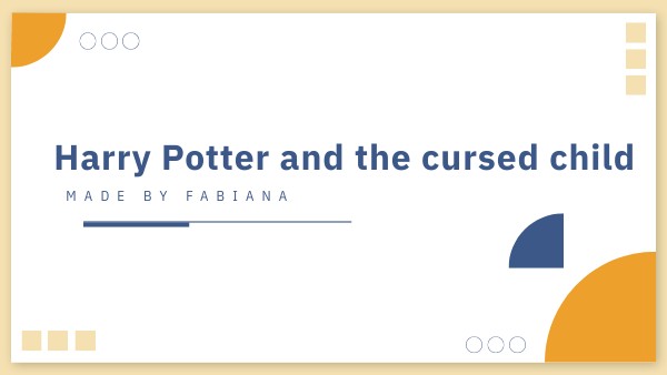 Harry Potter and the cursed child | Genially
