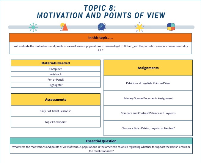 Topic 8MP Landing Page 8th SS