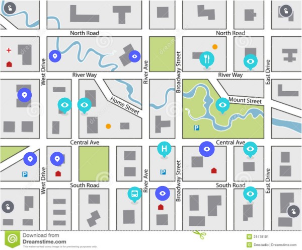 Places in town