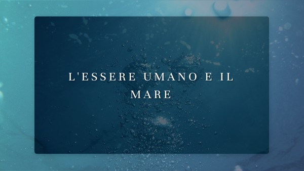 L'uomo E Il Mare Baudelaire Significato L'uomo e il mare