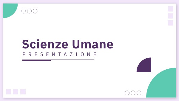 SCIENZE UMANE | Genially