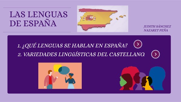 La diversidad lingüística en España - El Castellano