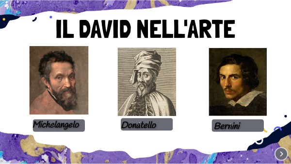 DAVID NELL'ARTE