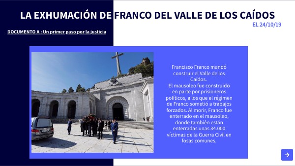 La exhumación de Franco Del Valle de los Caídos