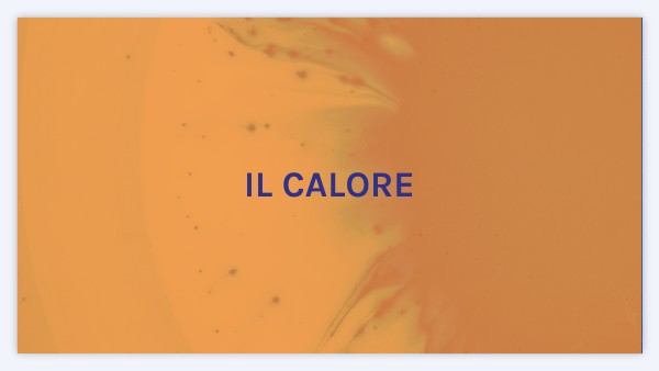 IL CALORE