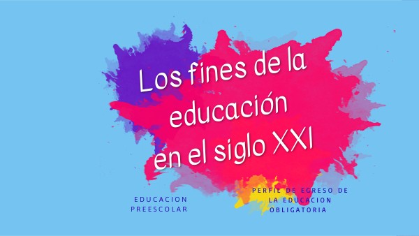LOS FINES DE LA EDUCACION EN EL SIGLO XXI