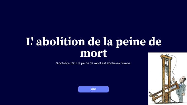 Abolition de la peine de mort | Genially