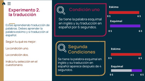 Experimento 2 | Genially