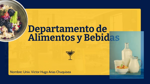 Depto. alimentos y bebidas | Genially
