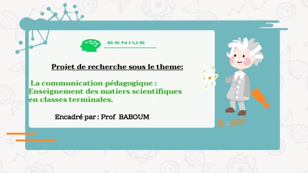 EINSTEIN PRESENTATION