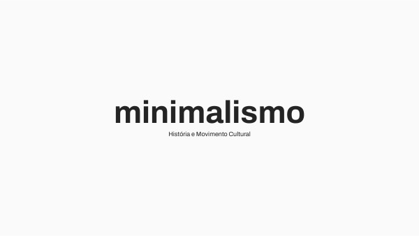MINIMAL PRESENTATION | Genially