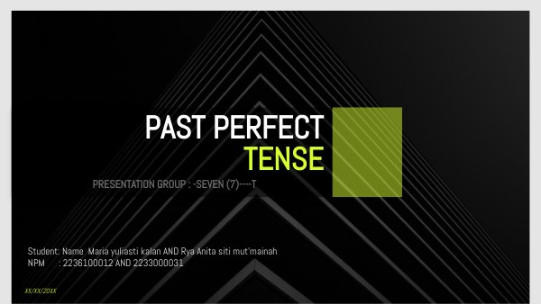 PPT TENSE PRESENTATION | Genially