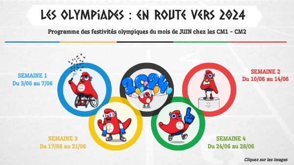 Programme JO Cycle 3 - 2024 | Genially