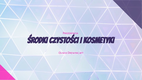 środki czystości i kosmetyki | Genially