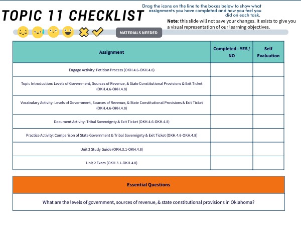 Topic 11 OKH Landing Page | Genially