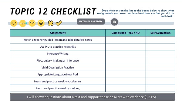 Topic 12: Topic landing page | Genially