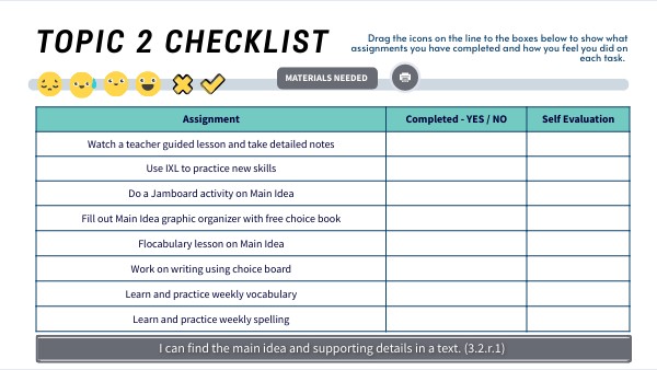 Topic 2: landing page