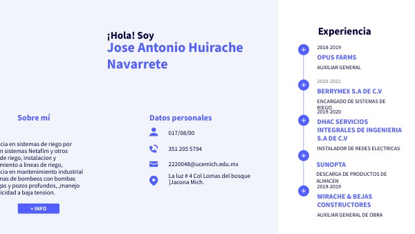 CV BÁSICO | Genially
