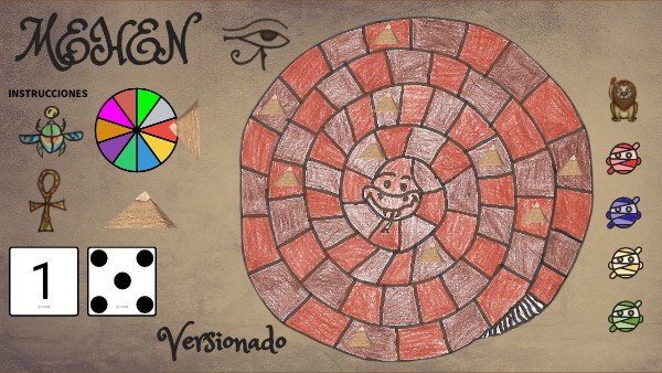 JUEGO DE MEHEN (JUEGO EGIPCIO) VERSIÓN