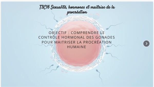 2nd T3C16 Maitrise Procréation humaine