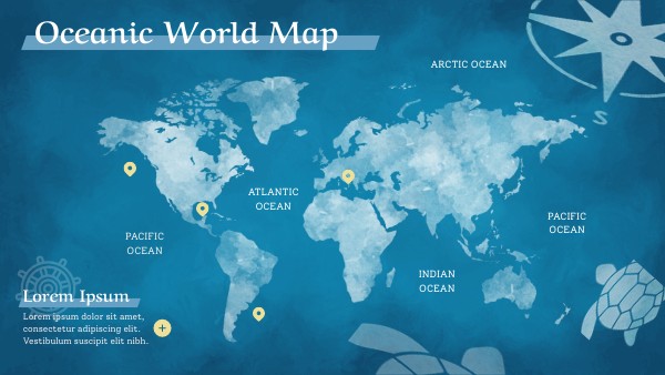 OCEANIC WORLD MAP