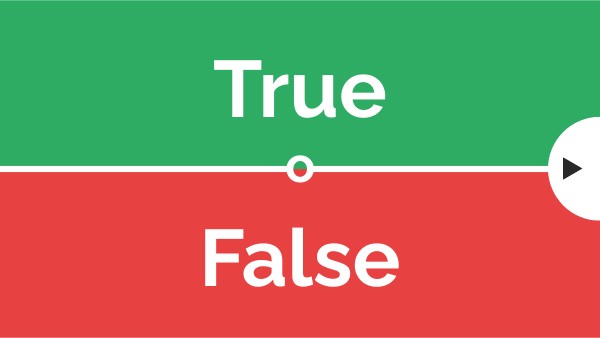 TRUE OR FALSE - feedback eng | Genially