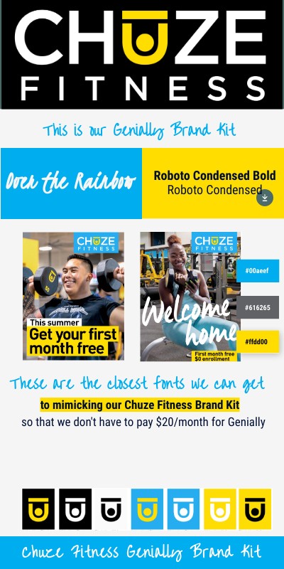Chuze Brand Kit on Genially