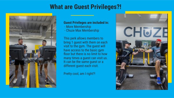 Chuze Unlimited Guest Privileges