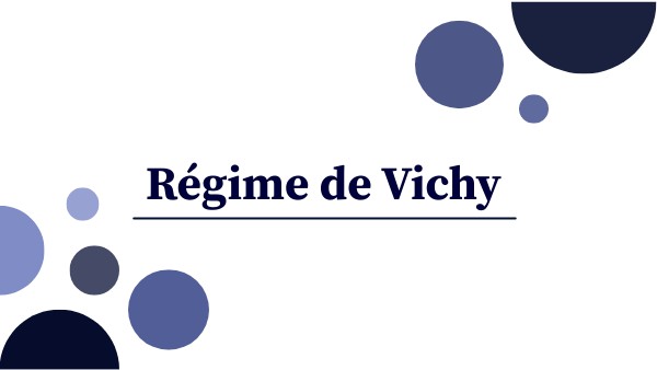 REGIME VICHY