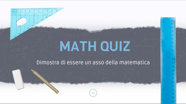 Quiz matematica