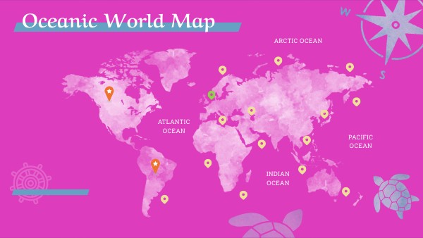 OCEANIC WORLD MAP