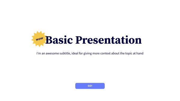 BASIC PRESENTATION | Genially