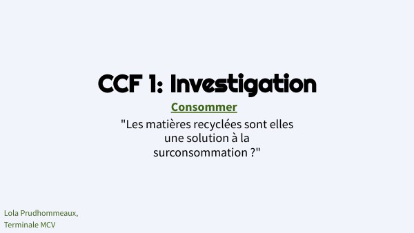 CCF 1 Arts Appliqués