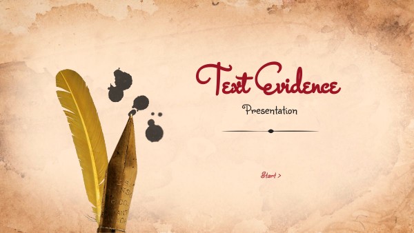 Text Evidence | Genially