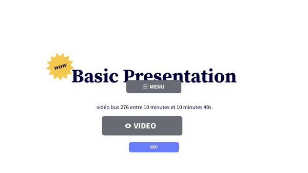 BASIC PRESENTATION | Genially