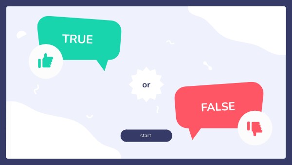 clothes. TRUE OR FALSE | Genially